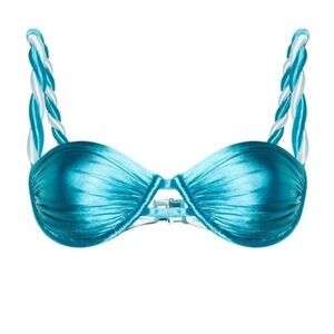 Isa Boulder Blue Bikini Top